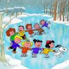 Peanuts Christmas Characters Diamond Painting