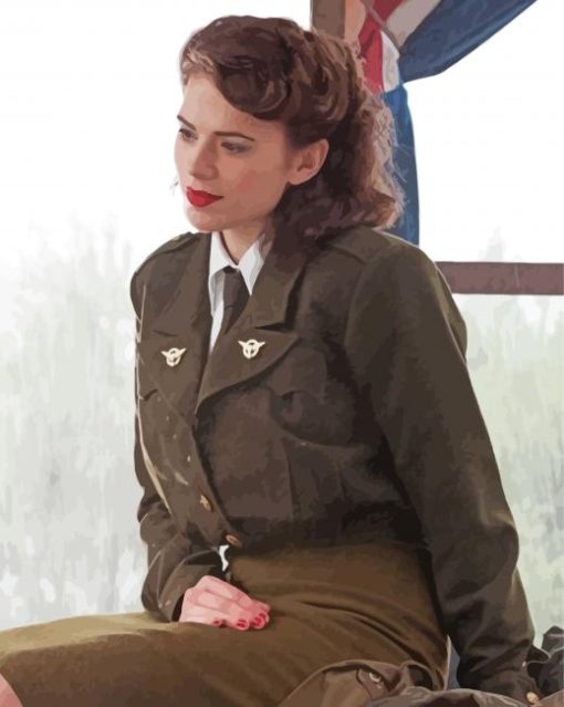 Peggy Carter Character Diamond Painting