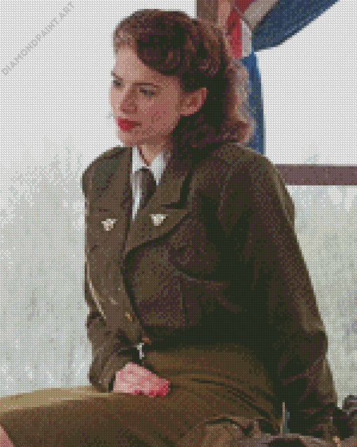 Peggy Carter Character Diamond Painting