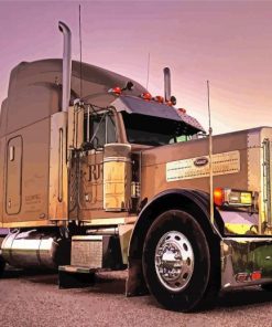 Peterbilt Semi Truck Diamond Paintings