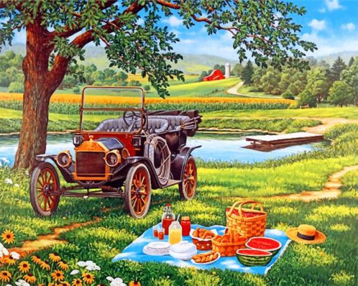 Picnic Time By John Sloane Diamond Painting