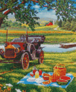 Picnic Time By John Sloane Diamond Painting