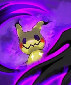 Pikachu Ghost Pokemon Diamond Painting