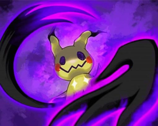 Pikachu Ghost Pokemon Diamond Painting