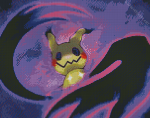 Pikachu Ghost Pokemon Diamond Painting