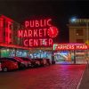 Pike Place Market At Night Diamond Painting