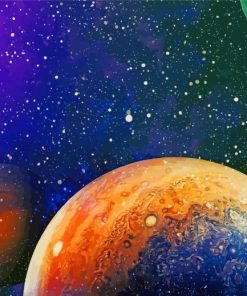 Planets And Stars Diamond Painting