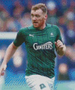 Plymouth Argyle Player Diamond Painting