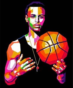 Pop Art Stephen Curry Diamond Painting