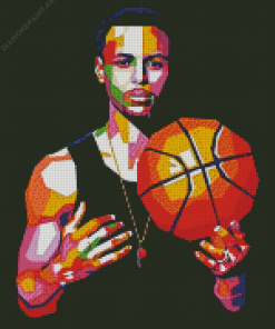 Pop Art Stephen Curry Diamond Painting