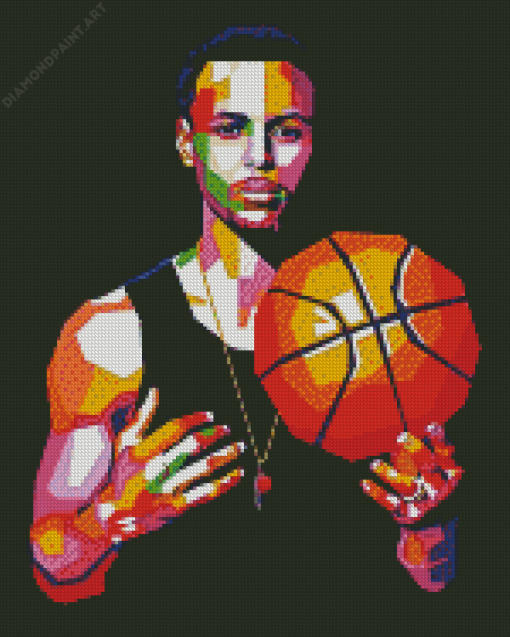 Pop Art Stephen Curry Diamond Painting