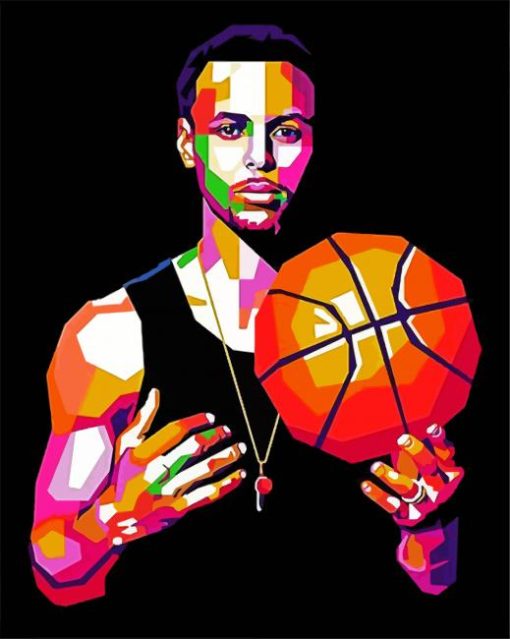 Pop Art Stephen Curry Diamond Painting