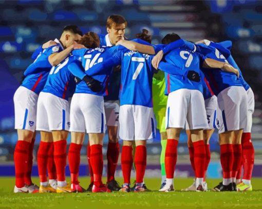 Portsmouth Football Club Team Diamond Painting