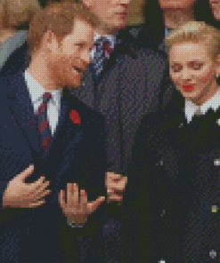 Prince Harry And Princess Of Monaco Diamond Paintings