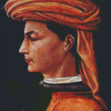 Profile Of A Man By Paolo Uccello Diamond Painting