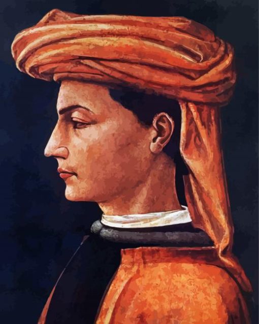 Profile Of A Man By Paolo Uccello Diamond Painting