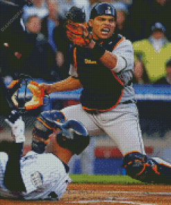 Pudge Rodriguez Sport Diamond Painting