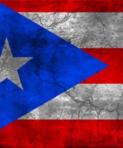 Puerto Rico Flag Diamond Painting