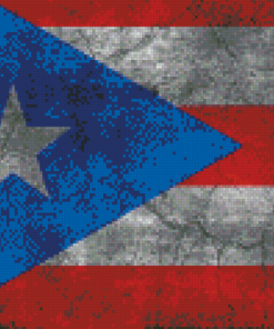 Puerto Rico Flag Diamond Painting