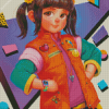 Punky Brewster Character Art Diamond Painting