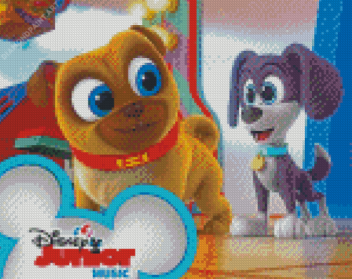 Puppy Pals Anime Diamond Painting