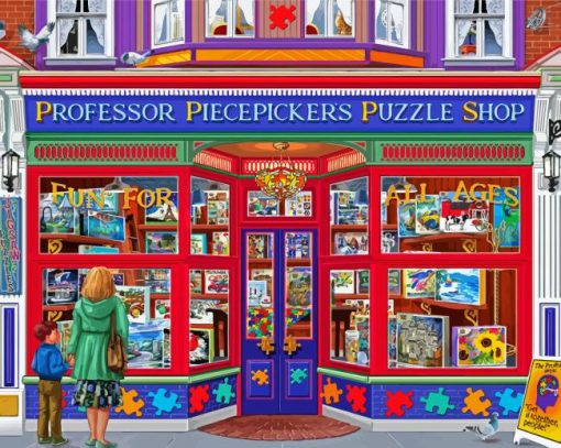 Puzzle Toy Store Diamond Painting