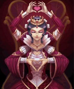 Queen Of Hearts Art Diamond Paintings