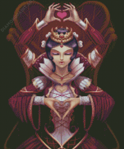 Queen Of Hearts Art Diamond Paintings