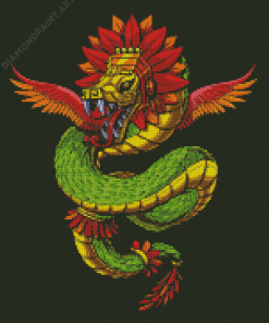 Quetzalcoatl Art Diamond Paintings