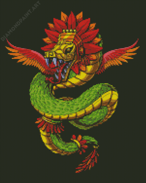 Quetzalcoatl Art Diamond Paintings