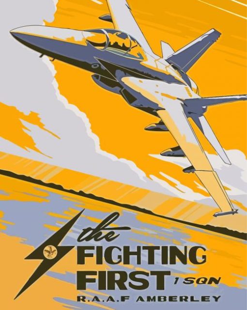 RAAF Military Poster Diamond Paintings