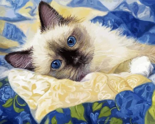 Ragdoll Cat Diamond Painting