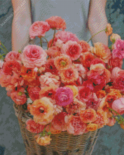 Ranunculus Diamond Painting