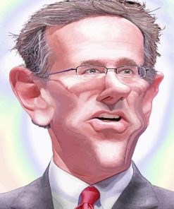 Rick Santorum Caricature Diamond Paintings