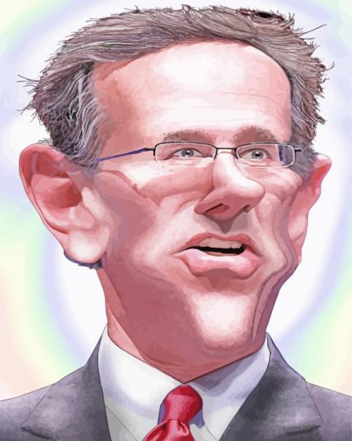 Rick Santorum Caricature Diamond Paintings