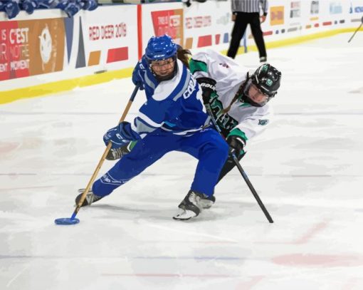 Ringette Women Players Diamond Painting