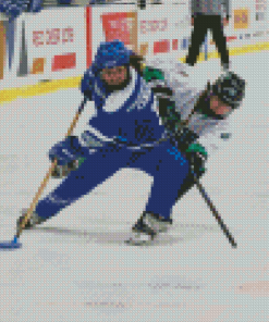 Ringette Women Players Diamond Painting