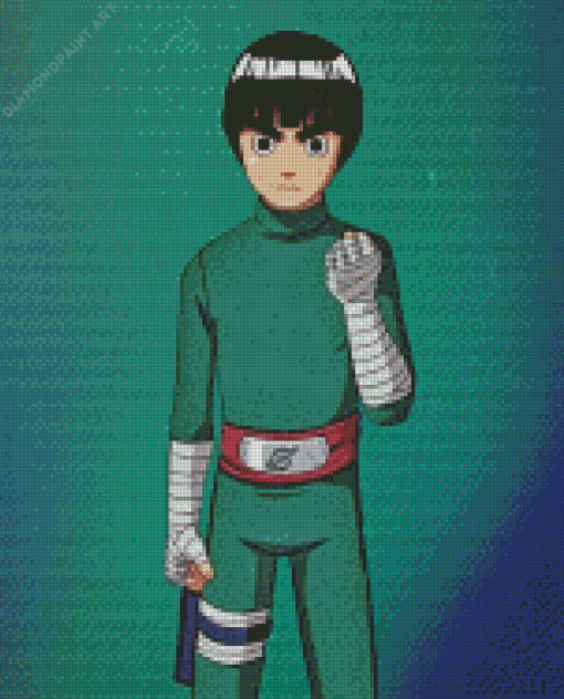 Rock Lee Animation Diamond Painting