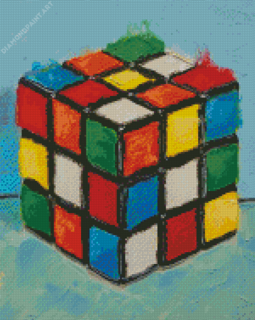 Rubiks Cube Diamond Painting