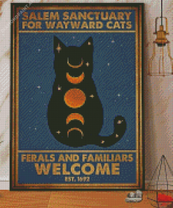 Salem Sanctuary For Wayward Cats Diamond Painting