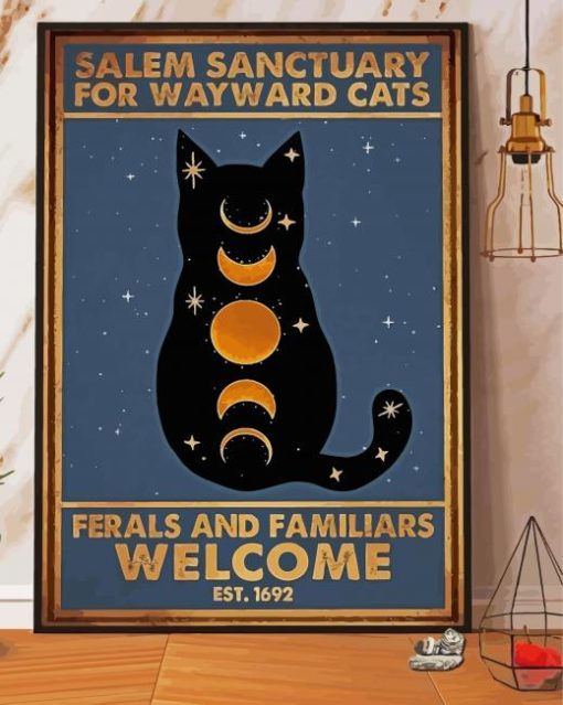 Salem Sanctuary For Wayward Cats Diamond Painting