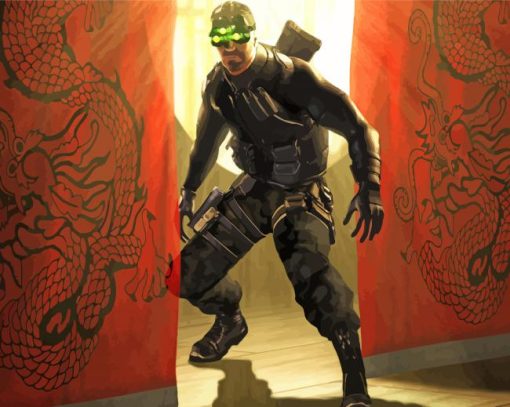 Sam Fisher Splinter Cell Game Diamond Painting