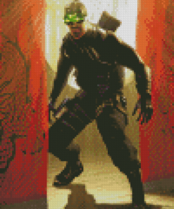 Sam Fisher Splinter Cell Game Diamond Painting