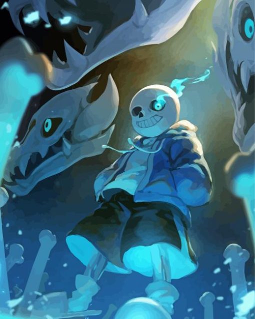 Sans Undertale Art Illustration Diamond Painting