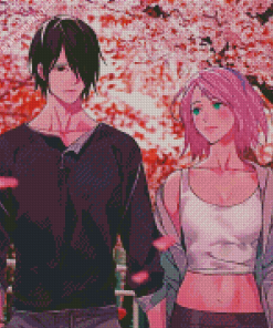 Sasuke X Sakura Anime Diamond Paintings