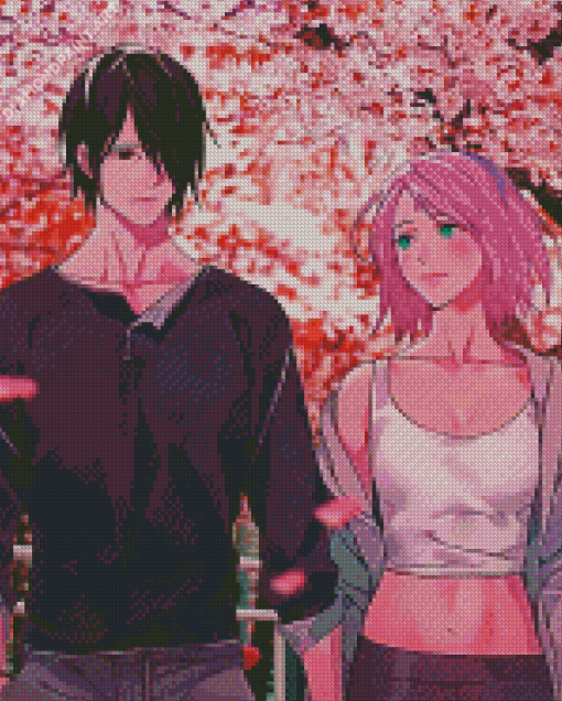 Sasuke X Sakura Anime Diamond Paintings