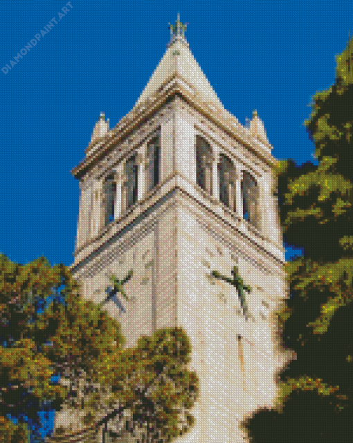 Sather Tower University Of California Berkeley Diamond Painting