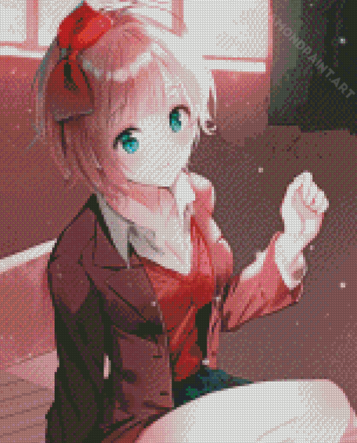 Sayori Character Diamond Paintings