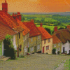 Scenery English Cottage Diamond Paintings