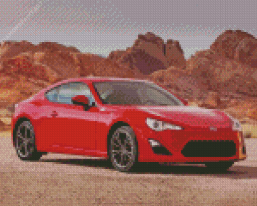 Scion FR S Car Diamond Painting